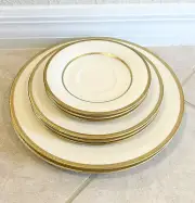 Mikasa Ivory Flair Dinner Salad Saucer Plate, New