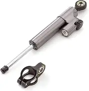 Motorcycle Handlebar Steering Damper for Y&AMAHA for YZF R3 R25 for MT25 for MT03 2015-2018 Motorcycle Carbon Steering Damper Stabilizer Directional Mount Bracket Support Kit(2710)