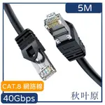 【日本秋葉原】CAT.8 40GBPS傳輸雙遮蔽抗干擾電競網路線5M