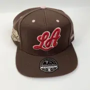 Los Angeles Lakers HWC Hat Brown Sugar 7 1/2 Fitted Mitchell Ness 2009 NBA Final