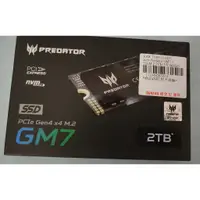 在飛比找蝦皮購物優惠-ACER 宏碁 Predator GM7 2TB