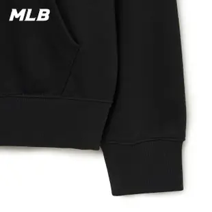 【MLB】大Logo拉鍊連帽外套 紐約洋基隊(3ATRB0236-50BKS)