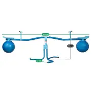 Twisting Bubble See-Saw