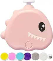 Pet Nail Grinder, Electric Fingernail Cutter, Dinosaur Shape 3 Modes Adjustable 40dB Low Noise Cordless Gentle Grooming Tool for Professional Pet Spa Home