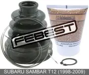 Boot Inner Cv Joint Kit 69X89X20.2 For Subaru Sambar T12 (1998-2009) (for: Honda)