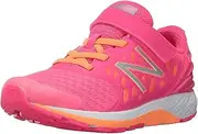 [New Balance] Girls' Urge V2 Hook and Loop Road Running Shoe,Pink,EU 28.5