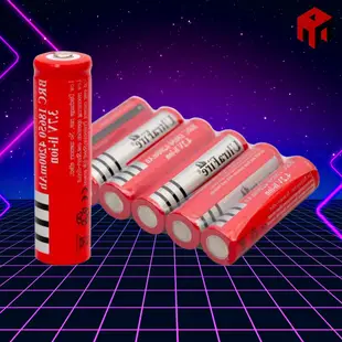 🔴1 型紅色 Ultrafire 3.7V Ultrafire 電池 4200mAh 容量 - 用於便攜式風扇和手電筒。