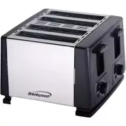 4-Slice Black Toaster