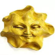 Handcrafted Whimsical Sun Sculpture, Wall Art for All Seasons, Great Home Decor