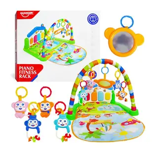 【Playful Toys 頑玩具】健力架 嬰兒玩具 踢踢琴 腳踏鋼琴健身架 健身架 嬰兒健力架