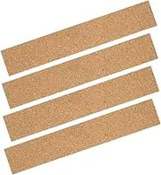 HONMEET Natural Cork Bulletin Strips Self-Adhesive Cork Boards for Wall Memo Board Office