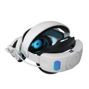 Built-in Charging Head Strap Headwear Strap Adjustment for Quest 3 VR Glasses