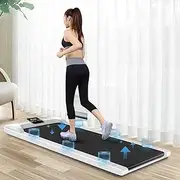 Folding Treadmills Portable Automatic Treadmill Compact Under Desk Treadmills for Home Gym,Remote Control,1.75Hp Multifunctional Flat Treadmill