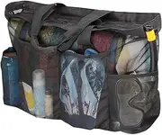 [SIGONE] Extra Large Beach Bag Mesh Beach Swimming Pool Beach Bag ，mesh Beach Bag Suitable for Vacation, Sports, Camping, And Picnicking