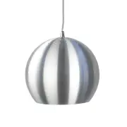 Itzel Modern Spherical Cord Drop Metal Pendant Light Lamp - Aluminium