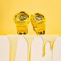 在飛比找環球Online優惠-【CASIO】G-SHOCK&BABY-G 甜蜜情人 蜂蜜黃