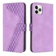 max Case PU Leather Flip Cover Magnetic Clasp Design Wallet Card Slots Stand Case - Purple