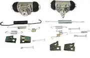 AEspares Rear Drum Brake Shoe Spring Kit & Wheel Cylinders Compatible With Suzuki Samurai SJ410 SJ413