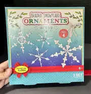 Creative Beaded Snowflake Ornaments for Kids - DIY Christmas Crafts for Kids