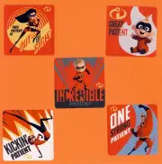 10 Incredibles Patient - Large Stickers - Rewards