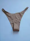 Skims Recycled Swim Micro Tanga Bikini Bottom Womens 4X Ochre SW-TAN-0147 G97-47