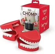 Genuine Fred Chomp Pot Holders, Oven Mitts, Set of 2, Chattering Teeth Inspired, Heat Resistant Silicone Oven Grips, Fun, Quirky Kitchen Gadget and Accessory