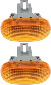 LT Easiyl 2pcs 2Pin 12V Front Wing Side Indicator Repeater Light 36410-75F01 Compatible with Suzuki JIMNY 1998-2018