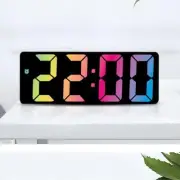 Digital Alarm Clock, Color Digital Clock, Electronic Desktop Clock