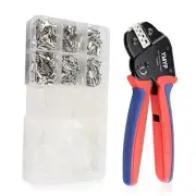 Open Barrel Terminal Wire Cable Crimping Tool YM-58BS+330Pcs Spade Connectors