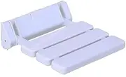 SJIALEN Bath Tub Chair for Elderly Folding Disabled Handicapped Bath Seat Bench Pregnant Woman Bathroom Stool Shower Chair(White)