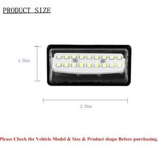 2 件 LED 車牌燈適用於日產 Altima Maxima Rogue Murano Quest Sentra Ver