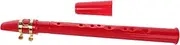 SWOOMEY Mini Saxophone Pocket Sax Portable Musical Instrument for Boys and Girls Adults Red Practice Saxophone