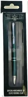 Celtic FC Crest Executive Pen (One Size) (Green/Silver), Green/Silver, One Size