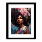 Girl Modern Art Framed print Art Poster