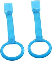 UTHCLO 2pcs Crib Pull Rings Safe and Sturdy Bed Assist Tools for Standing and Walking Multi Functional Game Fence and Hand Pulled Ring for Home and Travel Activities