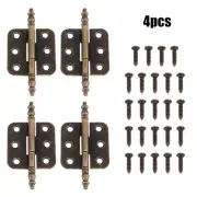 Antique Bronze Crown Hinges for Cupboards and Cabinets (61 characters)