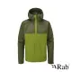 【RAB】Downpour Eco Jacket 輕量防風防水連帽外套 男款 軍綠/白楊綠 #QWG82
