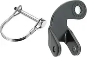 simhoa Bike Trailer Hitch Bicycle Stainless Steel 12MM-Hitch Coupler Compatible with Burley Trailers Adapter Replacement Connect to Pets Stroller