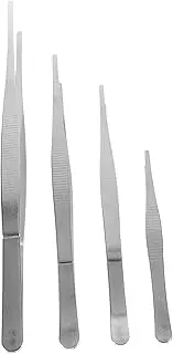 Garden Hand Tools 4pcs Stainless Steel Tweezers Set Bonsai Care Planting Crafting Accessories