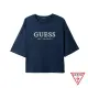 【GUESS】童趣玩心塗鴉風短T(藍)