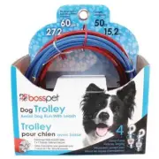 Boss Pet Aerial Run Tie-Out Trolley System 70 ft