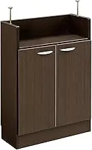 Noda Craft 380033 Noda Counter, Brown, Width 23.2 inches (59 cm), Storage, Movable Shelf, Baseboard Repellent, Home