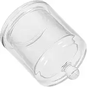 HOLIDYOYO 1 Set Transparent Cup with Decorative Cover for Home and Wedding Decor Unique Design for Shops Bars and Internet Cafes