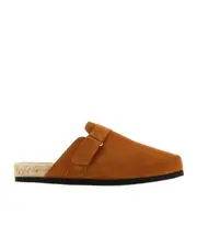 Manebí Hamptons Round Toe Flat Mules 37,38,40,41 Brown