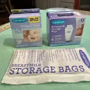 Lansinoh Breastmilk Breast Milk Storage Bags NIB 160 Count