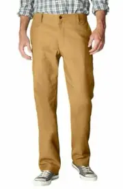 New Dockers Mens Pants Khaki Straight Fit D2 Mustard Slacks Chino NWT $58
