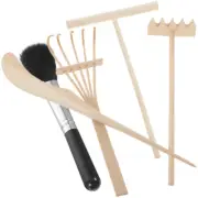 Tabletop Handle Japanese Relaxation Creative Rake Crafts Small Sand Rakes