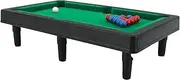 Mini Pool Table, Realistic Hand Eye Coordination, Space Saving Miniature Pool Playset, Robust for The Office