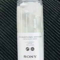 在飛比找蝦皮購物優惠-全新 SONY MDR-EX15AP入耳式耳機(白) 索尼