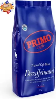 Original Cafe Blend Decaffeinated Coffee Beans 1kg, Fresh Ground Coffee